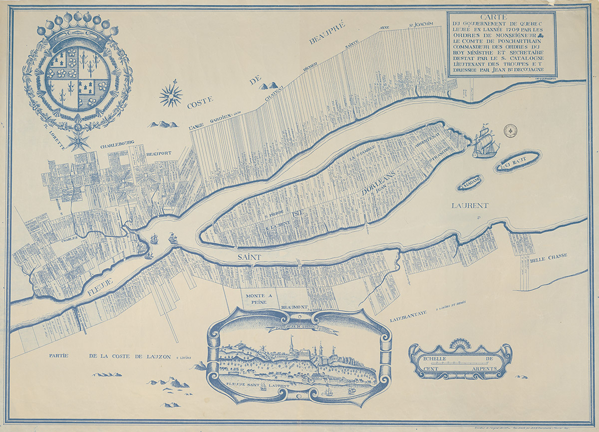 Une carte de la ville de San Francisco au Musée canadien de l'histoire.