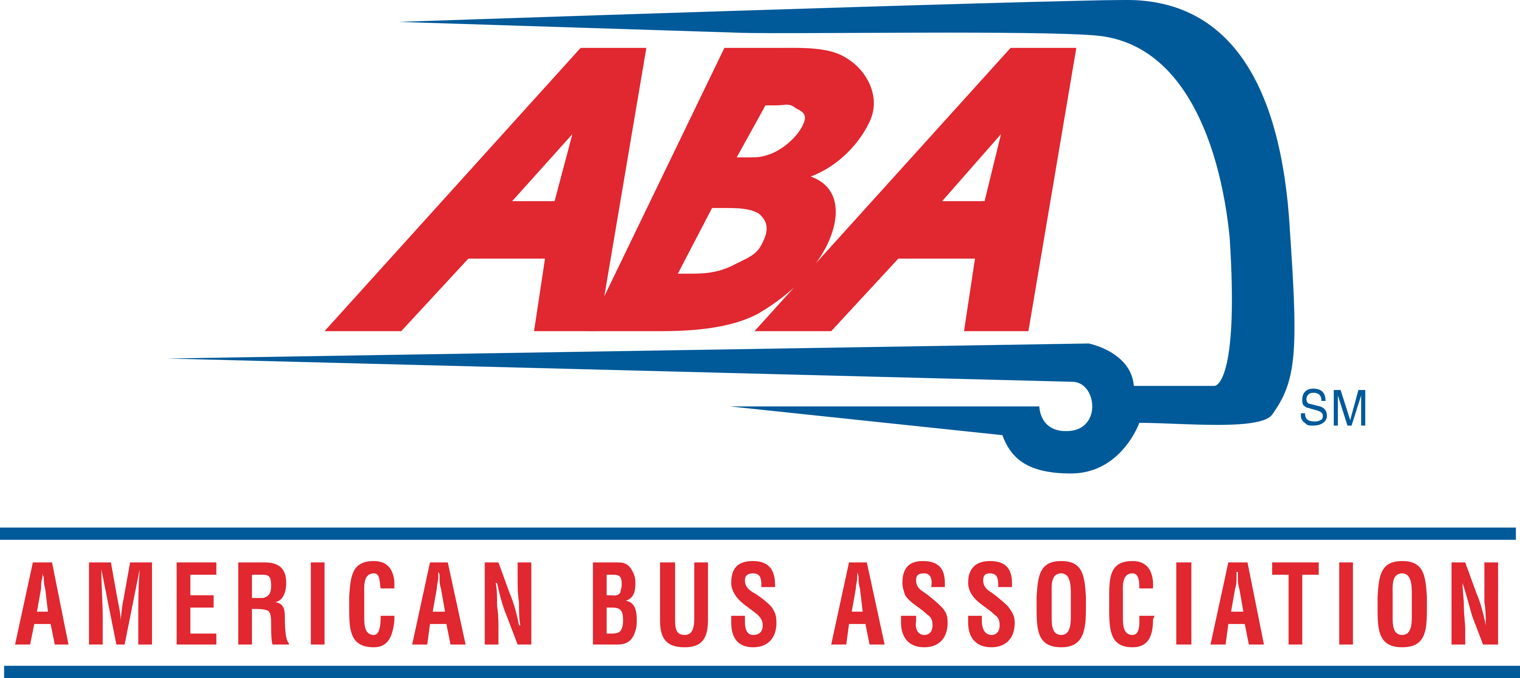 Le logo de l'American Bus Association (ABA) au Musée canadien de l'histoire à Ottawa.