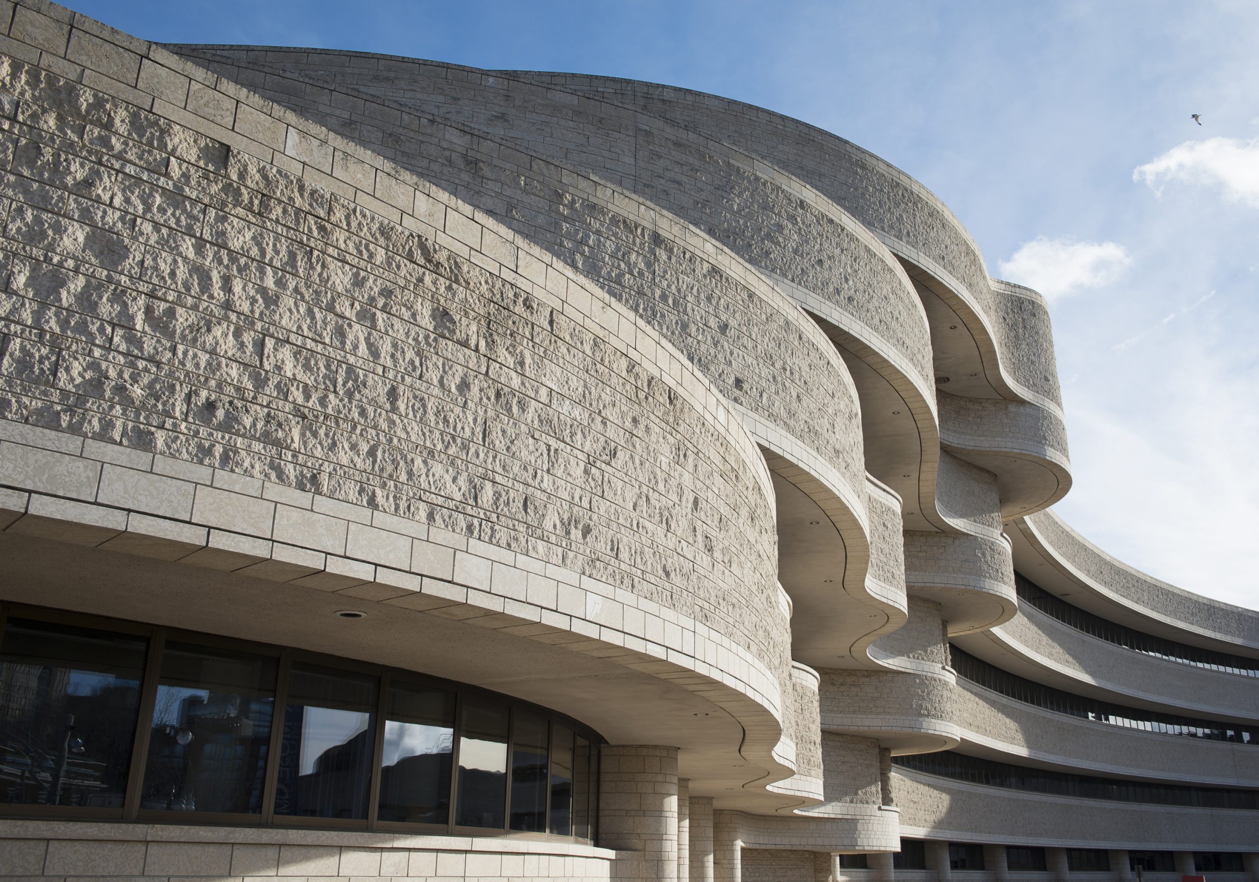 The exterior of the Canadian Museum of History